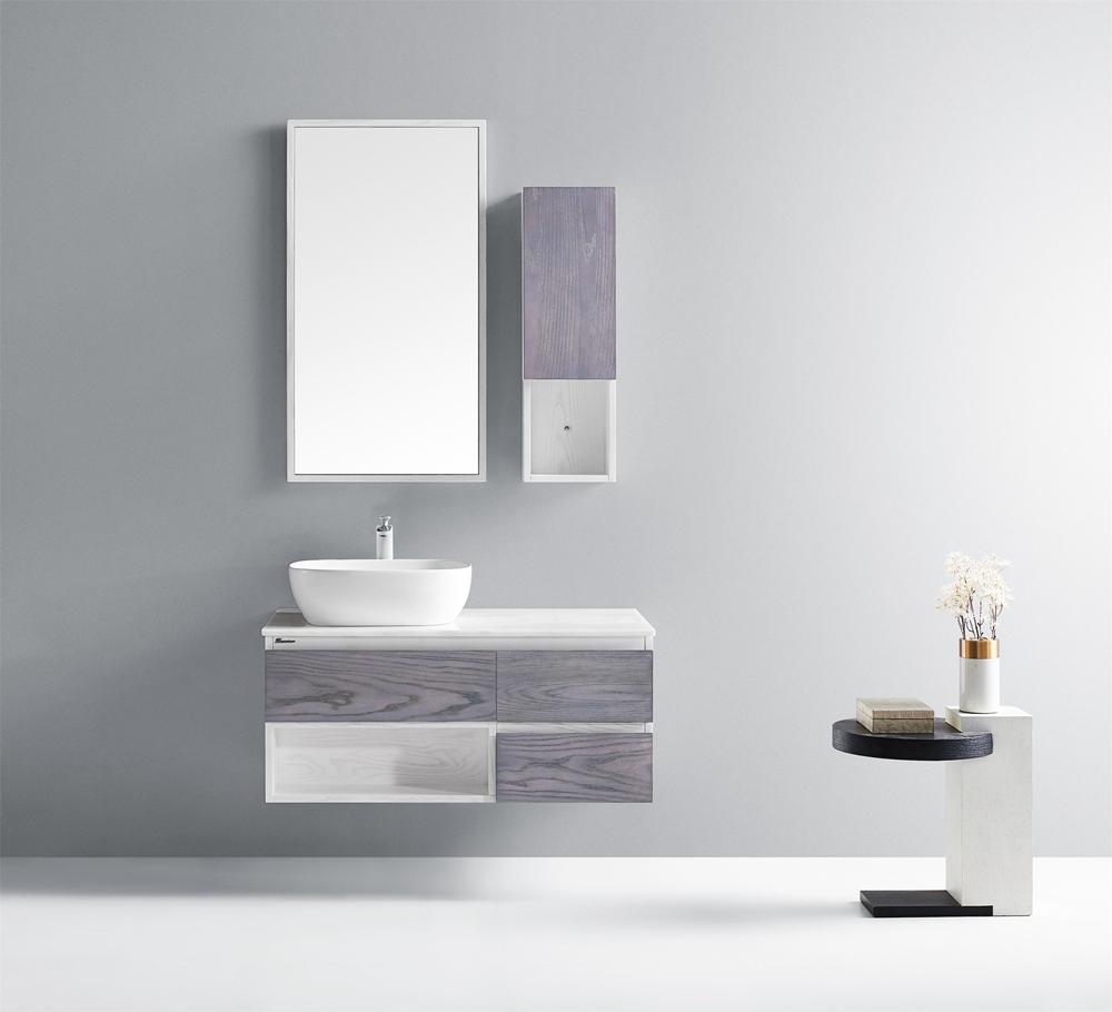 Bathroom cabinet with mirror