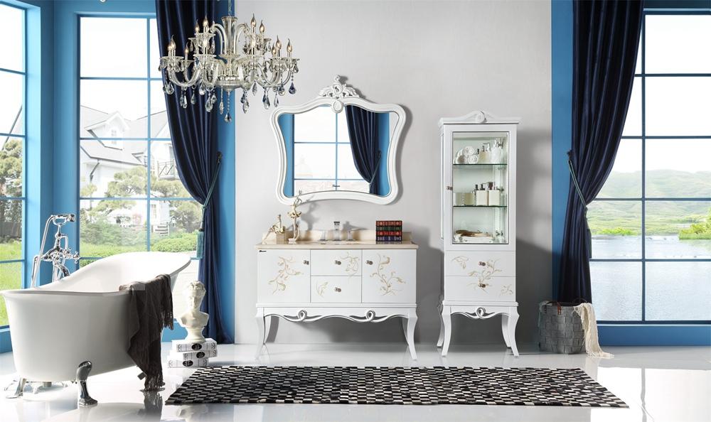 Bathroom vanity with stone top