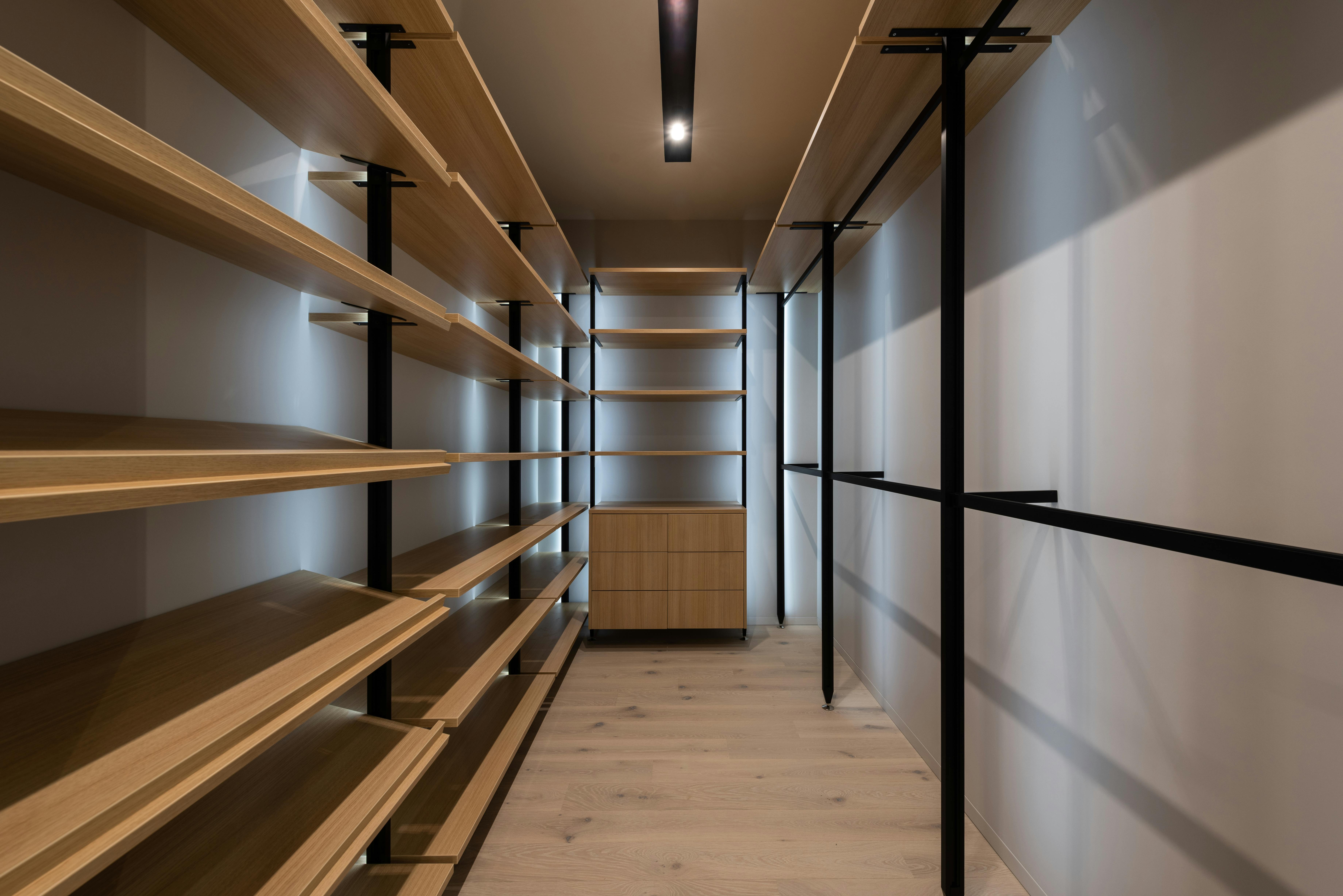 Custom closet organization
