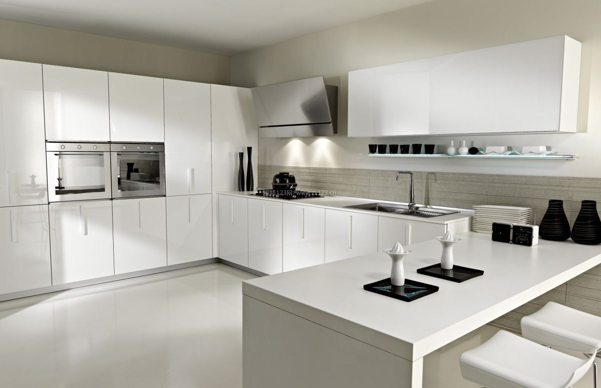 Minimalist kitchen cabinetry